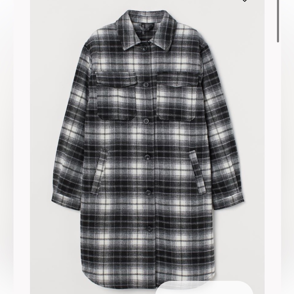 H&M Long Shirt Jacket